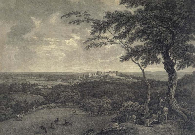 unknow artist South View of Windsor,taken from the Great Park oil painting picture